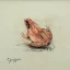 Gaston SUISSE (1896-1988) - Grenouille rousse.